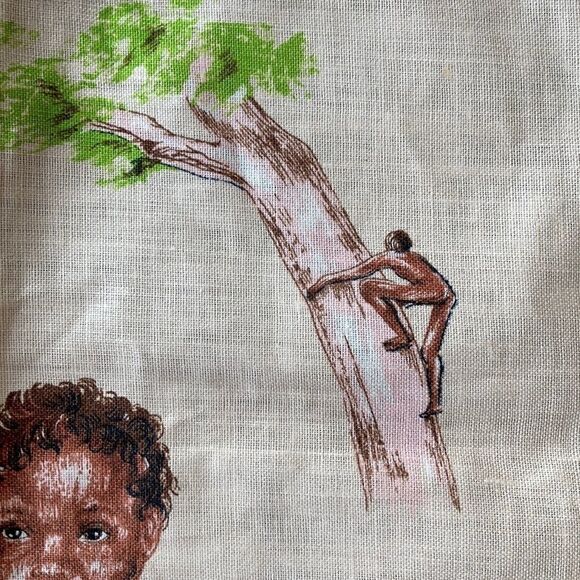 Linen New Handpainted towel wall hanging 18” x 31” - Picture 14 of 16